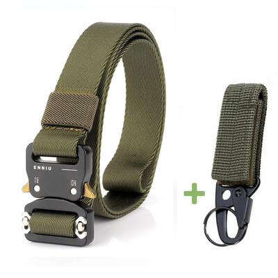 

Military Canvas Belt Men Tactical Designer 25CM Width Army Belts For Jeans Pants Nylon Belt Black Metal Buckle Thin Waist Belt