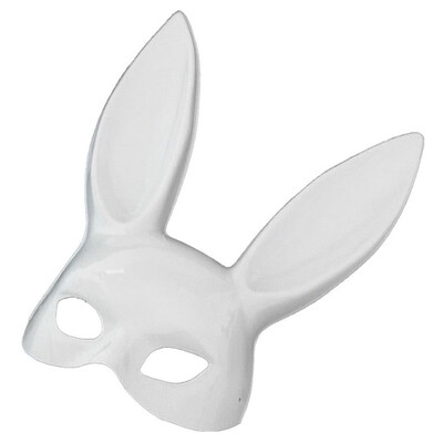 

Women Girl Sexy Rabbit Ears Mask Cute Bunny Long Ears Bondage Mask Halloween Masquerade Party KTV Cosplay Costume Props