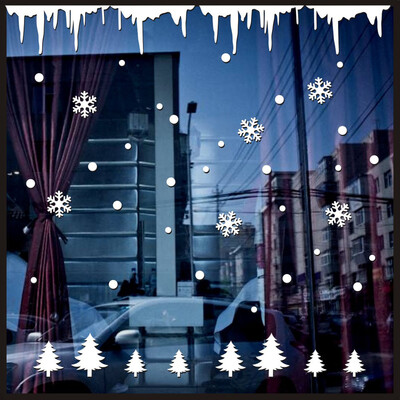 

〖Follure〗Wall Window Stickers Angel Snowflake Christmas Xmas Vinyl Art Decoration Decals