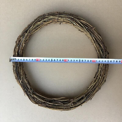 

dried grapevine twig garland flower shop DIY door hanging floral wreath American country Christmas decoration bare circle dried fl