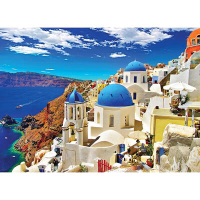 

5D DIY Full Drill Diamond Painting Santorini Cross Stitch Embroidery Mosaic
