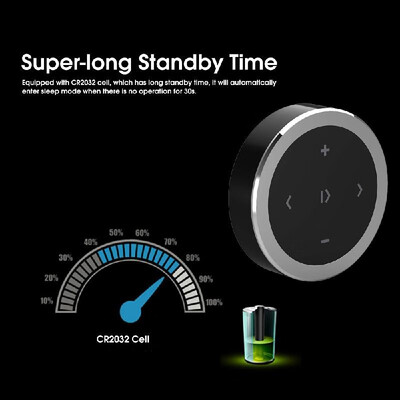 

Wireless Bluetooth 40 Remote Control Media Button Car Motorcycle Steering Wheel Music Play Remote Control for iOS Android