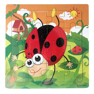 

Gotoamei Wooden Puzzle Educational Developmental Baby Kids Training Toy