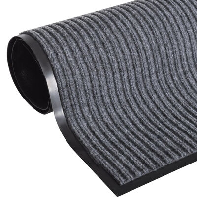 

Gray PVC Door Mat 2 9" x 4 9
