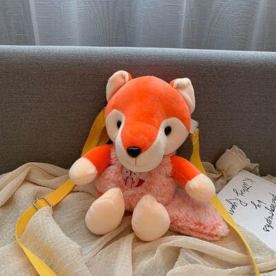 

Tailored Female Plush Cute Girl Bag Cute Animal Doll Backpack Shoulder Messenger Bag