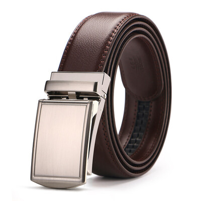 

new Famous Brand Belt Mens Top Quality Genuine Belts for MenStrap Male Metal Luxury Automatic genuine leather belt 35cm