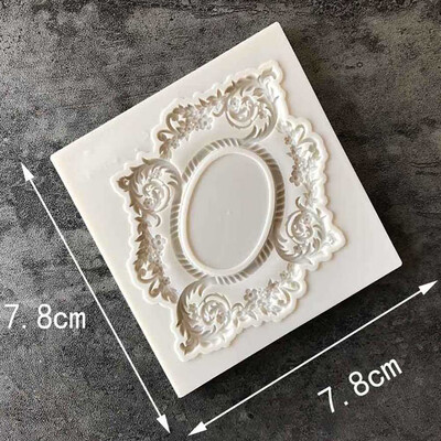 

Cake Frame Fondant Cake Decorating Mold Sugarcraft Silicone Cake Cupcake Baking Tool Gumpaste Chocolate Moulds Casual