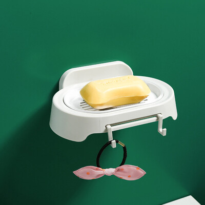 

〖Follure〗Bathroom Shower Soap Box Dish Storage Plate Tray Holder Case Soap Holder
