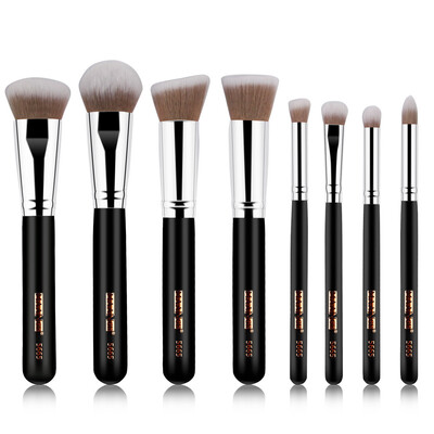 

Toponeto 8Pcs Makeup Brushes Powder Foundation Eyeshadow Eyeliner Lip Cosmetic Brush