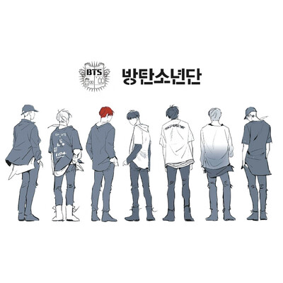 

BTS Wall Stickers Fantasy Girls Bedroom Wall Decor Wall Decals BTS Cute&Removable Wall Decals