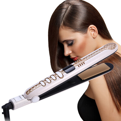 

Greensen LED Display Temperature Locking Tourmaline Ceramic Anion Hair Straightener Hair Styling Tool