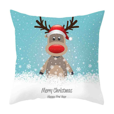 

Siaonvr Christmas Pillow Cover Decor Pillow Case Sofa Waist Throw Cushion Cover