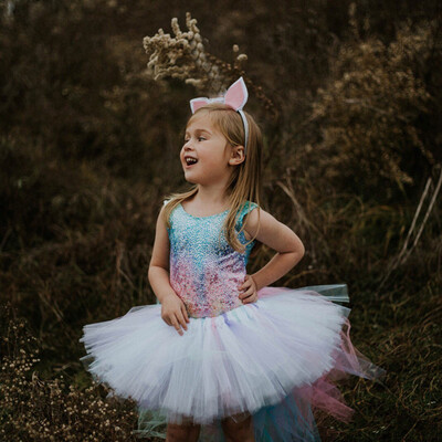

Toddler Baby Kids Girls Sleeveless Tulle Ruched Dress Princess Dresses