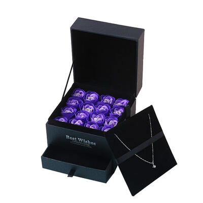 

16pcs Red Rose Flower Bath Body Scented Soap Makeup Box Valentine Day Gift