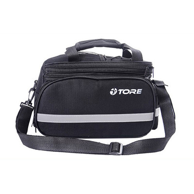 

Waterproof Bicycle Storage Bag Pannier Seat Pouch Safety Night Reflective Strip
