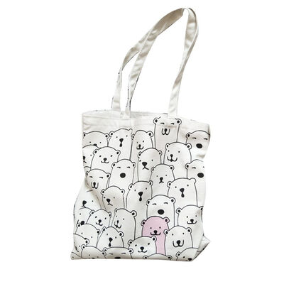 

Cartoon Design Women Canvas Shoulder Crossbody Zipper Bag Girls Students Handbag Messenger Bag
