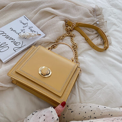 

Summer bag handbags new 2019 summer small fresh wild shoulder slung fashion portable chain small square bag