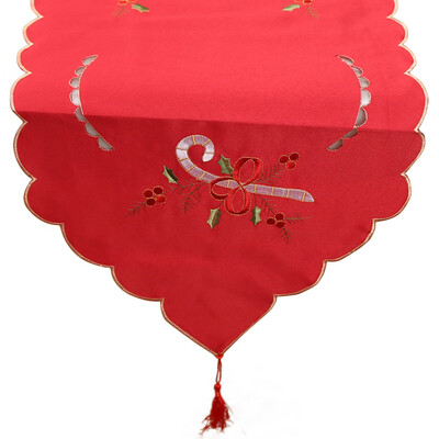 

〖Follure〗Christmas Table Runner Dresser Tapestry Dining Restaurant Party Decor