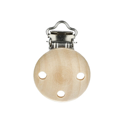 

Toponeto Baby Pacifier Clip Safety Wooden Teether Accessories Soother Clasps Holders