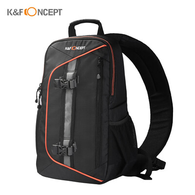 

K&F CONCEPT Digital DSLR Camera Bag Backpack Case Travel Sling Shoulder Bag Shockproof Waterproof with Lens Cleaning Set for Canon