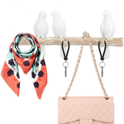 

Greensen Bird Shape Home Decoration Hat Clothes Bag Wall Mount Hook Hanger Rack Holder