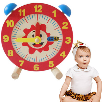 

YIWULAManual Wood Alarm Clock Toy Puzzle Education A Pcs Wood Subtraction Formulas