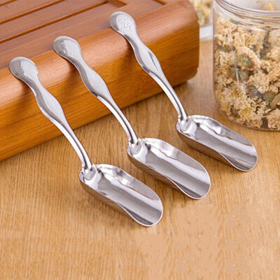 

JPGIF Stainless Steel Simple Spatula Tea Set Accessories Coffee Bean Powder Spatula