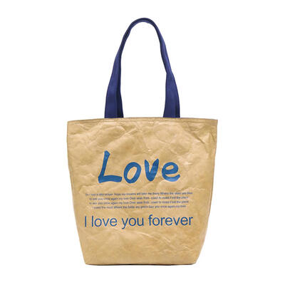 

Waterproof Shoulder Handbags Letter Print Women Big Capacity Shopping Totes