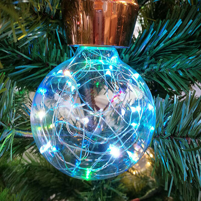 

Siaonvr Christmas LED Light Bulb E27 Starry Fairy String Xmas Party Lamp Bulb Decor Blue