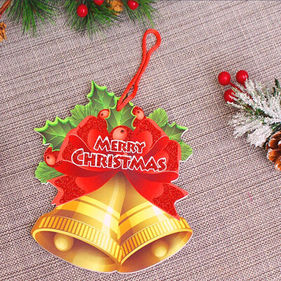 

〖Follure〗Christmas Tree Decoration Shiny Merry Letter Card for Xmas Hanging Ornament