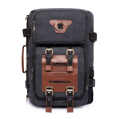 

Tailored Men Dual Use Knight Bag Handbag Canvas Bag Retro Fashion Backpack