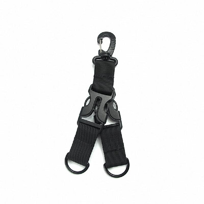 

Outdoor Molle Webbing Clips Nylon Ribbon Buckle Multi-Functional Quick Release Buckle D-Type Hanging Ring Keychain
