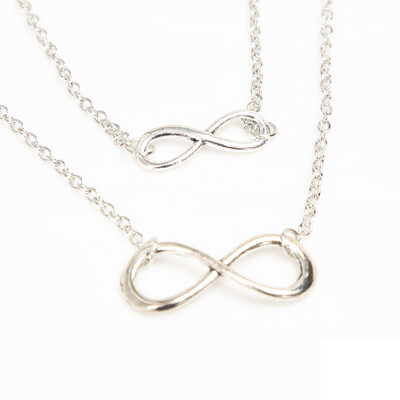 

Hot 2019Double Layers Women Pendant Short Necklace Christmas Jewelry Gift