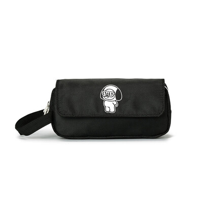 

BTS Bangtan Boys Pen Bag Pencil Case Large Capacity Canvas Pencil Bag Pouch Stationary Case Makeup Cosmetic Bag