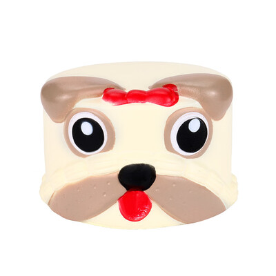 

Tailored Kawaii Cartoon Dog Cake Squishy Slow Rising Cream Scented Stress Reliever Toys