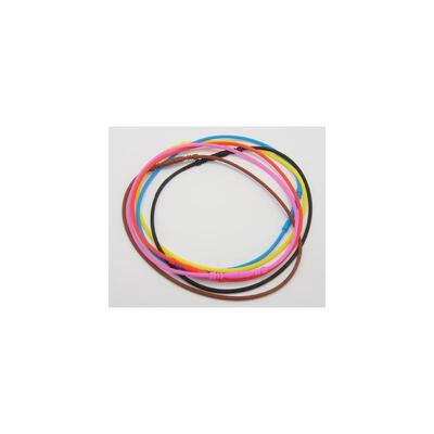 

Rubber Cord Necklace Making Mixed Color Size about 44cm long Wire Cord 3mm in diameter