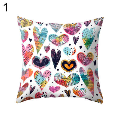 

Multi-Color Rhombus Letter Throw Pillow Case Cushion Cover Sofa Bedding Articles