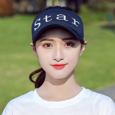 

Summer sunscreen&sunshade STAR empty cap anti-ultraviolet sun cap overhang fashion for men&women