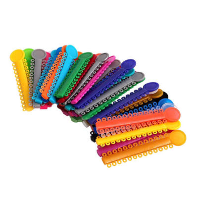 

40pcs Dental Elastomeric Ligature Ties Orthodontics Elastic Rubber Bands