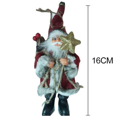 

Christmas Standing Santa Claus Doll Toy Gift Xmas Tree Hanging Ornament Decor