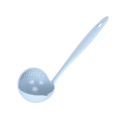 

Siaonvr 2 in 1 Soup Spoon Long Handle Creative Porridge Spoons