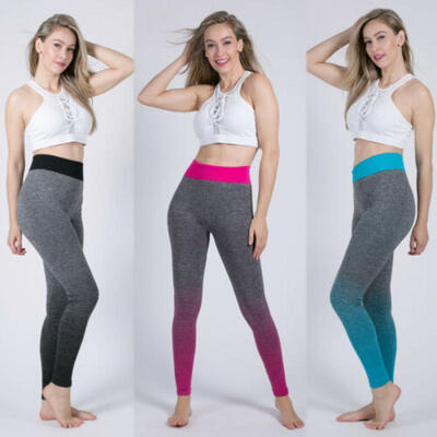 

Womens YOGA Gym Sports Pants Hip Push Up Leggings Fitness Workout Stretch Sexy