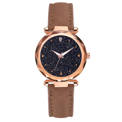

Simple casual ladies watch starry watch trend watch