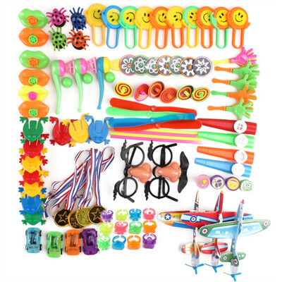 

Tailored 120PCS Carnival Prizes for Kids Birthday Party Favors Prizes Box Toy Assortment