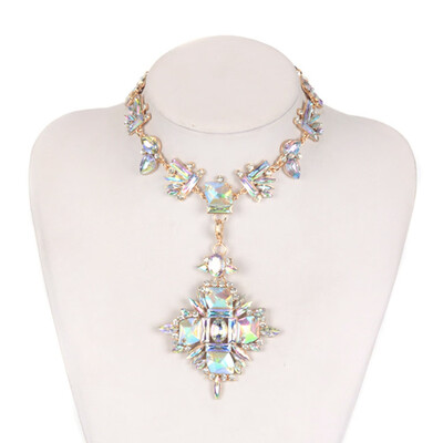 

Mothers Day Gift Fashion Luxury Alloy Necklace Pearled Necklace
