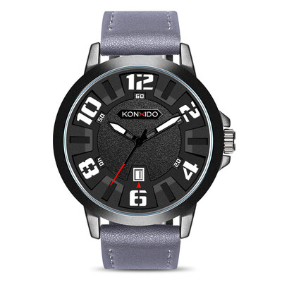 

KONXIDO gallery time 6203 outdoor sports new large dial waterproof mens watch calendar quartz watch