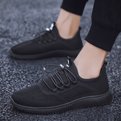 

Summer hollow breathable sports casual mens shoes wild mesh shoes mens one pedal lazy running small white tide shoes