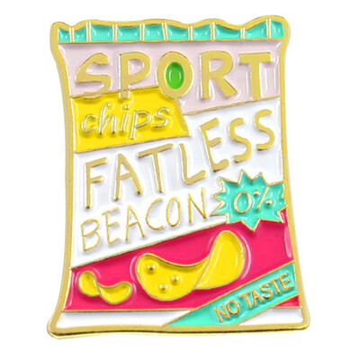 

Pin Enamel Sport Chip Brooch Accessories Backpack Lapel Badges
