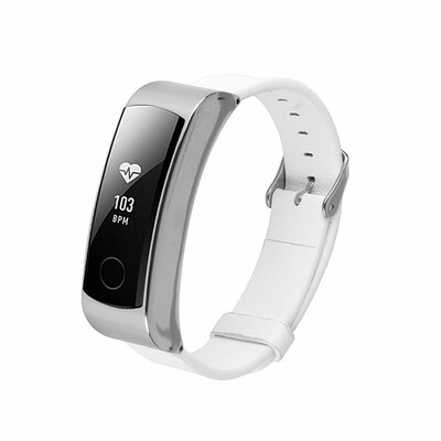 

〖Follure〗Leather Accessory Band Bracelet Watchband For Huawei Honor Band 3 BK