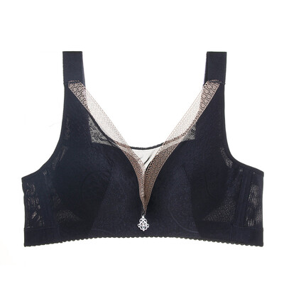 

〖Follure〗New Women Fixed Shoulder Strap Smooth Underwear Folded With Lace Adjustable Bra